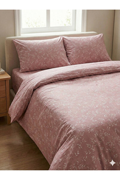 Maki Home Makiteks Dried Rose Branch Flower Patterned Cotton King Size 240X22...