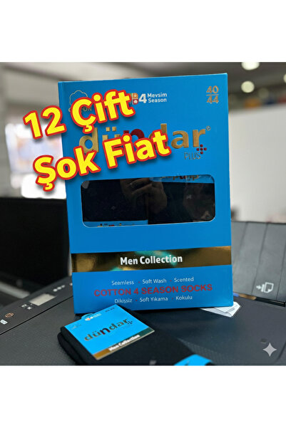 Bitekstil Dündar Men's Socks, High Quality Cotton, Bamboo, 4 Seasons, Anti-Sw...