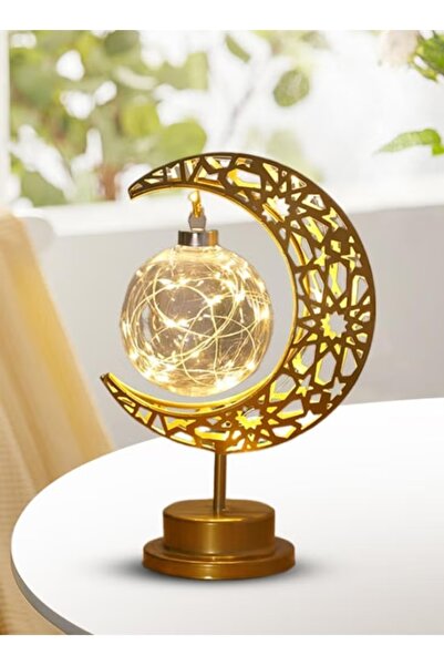 Nisf Alqamar Modern table lamp (bed lamp) - ideal for bedroom and office -