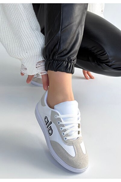 Lisinya حذاء ليندو الرياضي ذو الأربطة باللون الأبيض - TYGOO