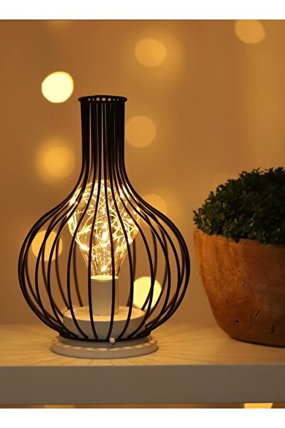 Nisf Alqamar Modern table lamp (bed lamp) - ideal for bedroom and office -