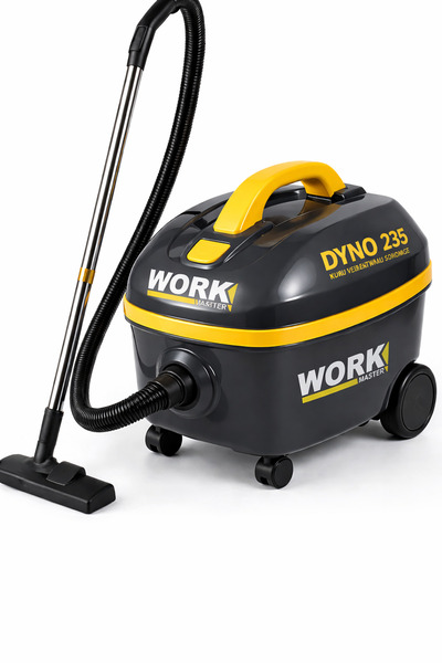 WORKMASTER DYNO 235 Sessiz Otel Tİp Kuru Tip Elektrikli Süpürge | Güçlü – Ev,...