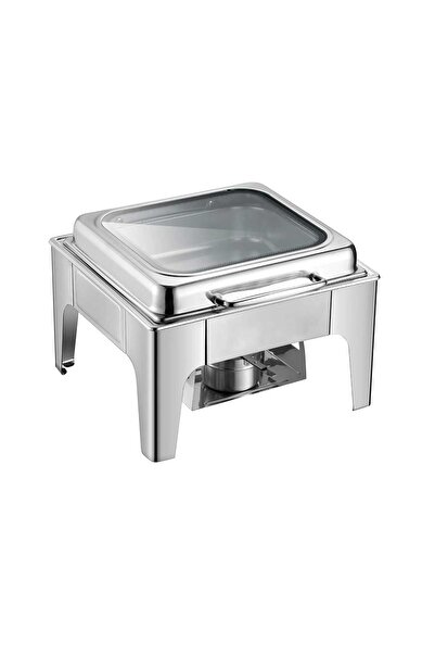 Awanimas Distinctive silver square buffet warmer