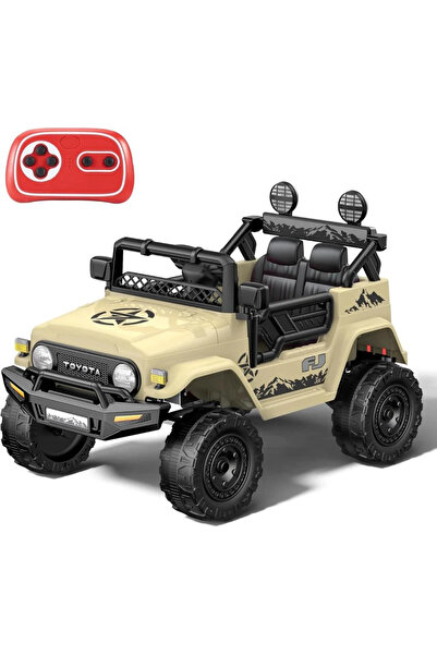 Leno سيارة تويوتا مرخصة للأطفال، 12 فولت، 7 أمبير/ساعة، مع جهاز تحكم عن بعد، ...