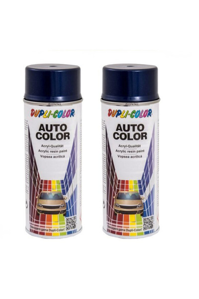 Dupli-Color Pachet 2 x Vopsea spray auto Dacia albastru spectral metalizată 3...