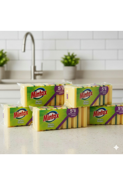 Mintax إسفنجة مموجة 5 قطع 5 قطع