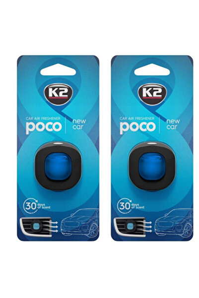 K2 Συσκευασία 2 x αρωματικό χώρου αυτοκινήτου poco new car (Unisex)