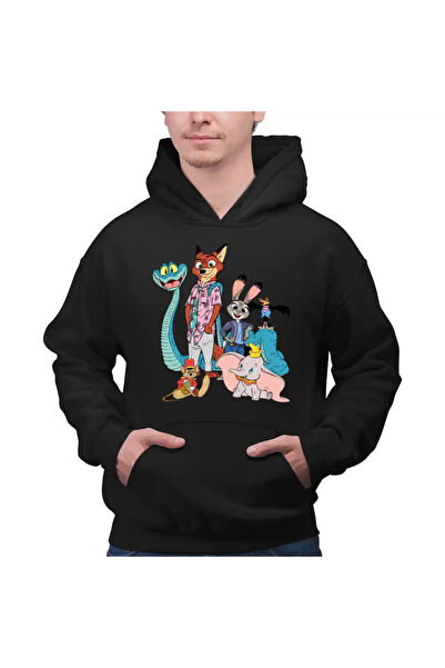 OEM Men's Hoodie Dumbo Zootopia Zootropolis Elephant Snake