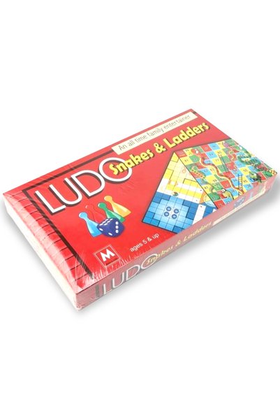 LUDO + Snakes and Ladders Game Board