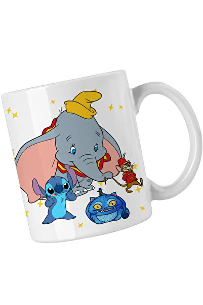 OEM Mug Dumbo Stitch Timothy Mouse Elephant Circus