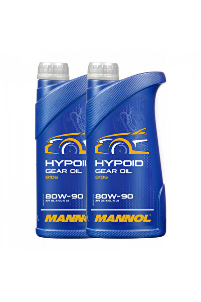 MANNOL Pachet 2 litri Ulei Transmisie Hypoid 80W90 GL-4/GL-5 LS Diferențiale ...