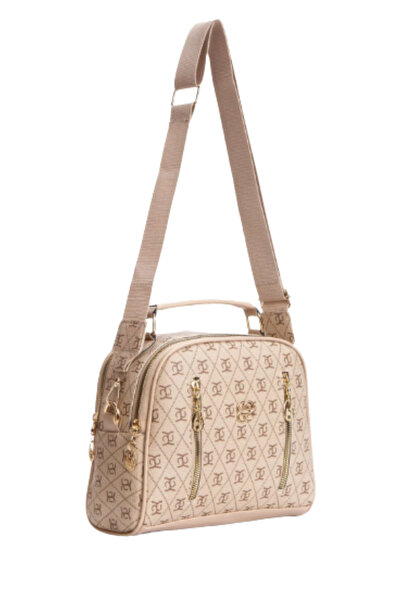 NEWISH POLO ACCESSORIES Γυναικεία τσάντα ώμου με σχέδια, τσάντα χειρός, μπεζ ...