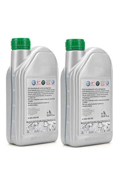 VW Pachet 2 litri Ulei servodirectie verde – lichid hidraulic original pentru...