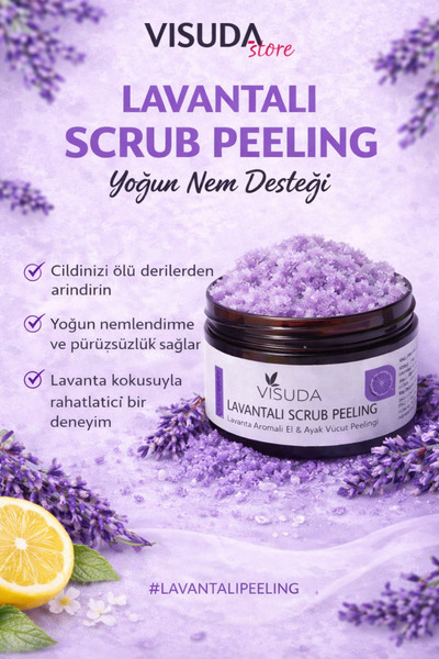 Lavanta Aromalı Scrub Peeling 300 ml