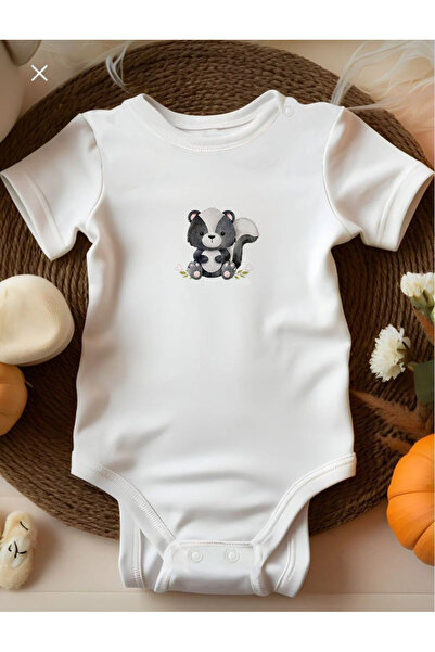 bebek perisi Organic 100% Cotton Cute Design Baby Bodysuit 1022