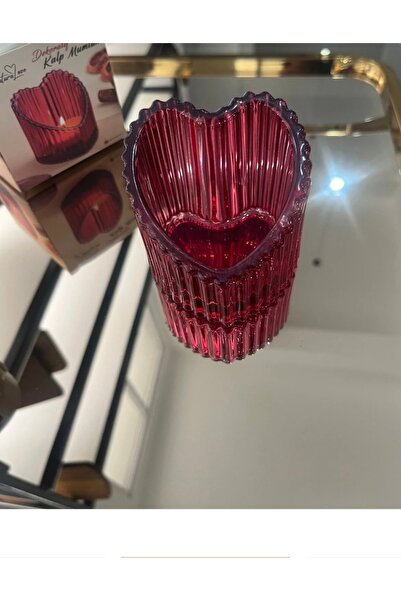 Coffee Kalpli dekoratif mumluk cam