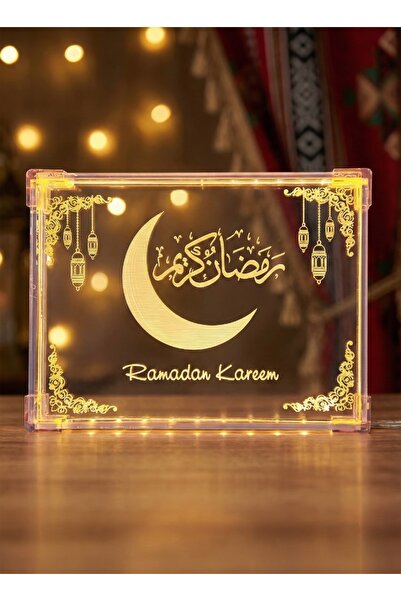 Nisf Alqamar Modern table lamp (bed lamp) - ideal for bedroom and office -