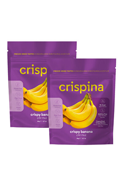 Crispina Daily Freeze Dried Crispy Banana 2X20G - Freeze Dried Fruit Without ...