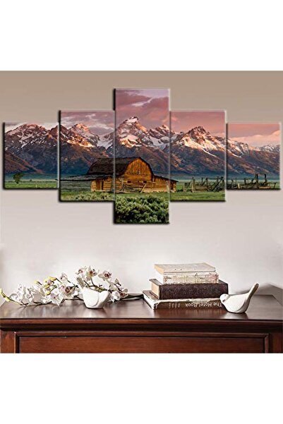 ALAYRA International لوحات ألايرا تيتون، صور حظيرة جبال روكي على قماش، أعمال ...