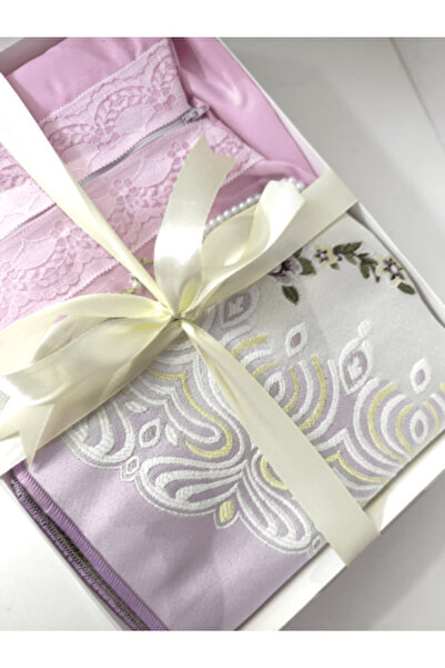 GENERAL Prayer Set with Mat and Prayer Beads (Pink)