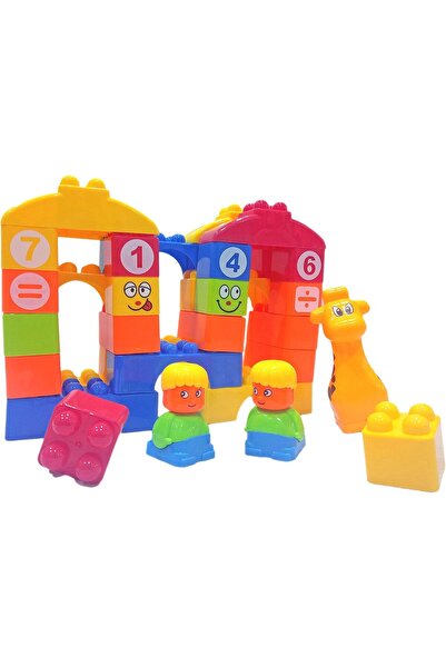 Popsugar Building Blocks in a Bag - 48pcs, Multicolor