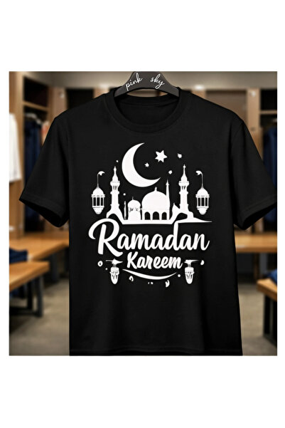 Pink Sky Καλοκαιρινό μπλουζάκι από βαμβάκι με σχέδιο Ramadan Kareem