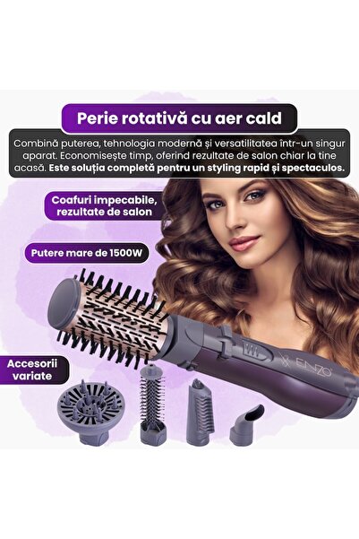 ENZO Professional 5 in 1 Hot Air Brush