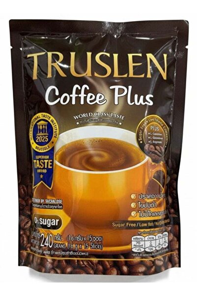 Truslen قهوة التخسيس بلس – 15 كيس × 16 غرام | قهوة خالية من السكر مع إل-أرجين...