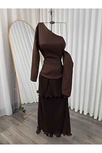 nyoumi pleated dress