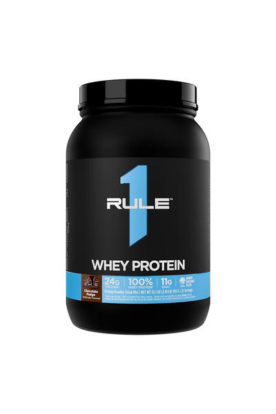 Rule 1 R 1 Protein, Chocolate Fudge, 2 LB, 25g Fast-Acting Protein Per Serving