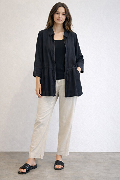 Lema Linen Athlete Jacket Double Set