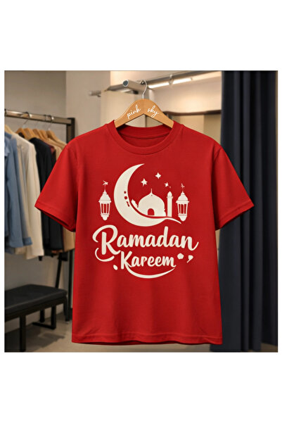 Pink Sky Καλοκαιρινό μπλουζάκι από βαμβάκι με σχέδιο Ramadan Kareem