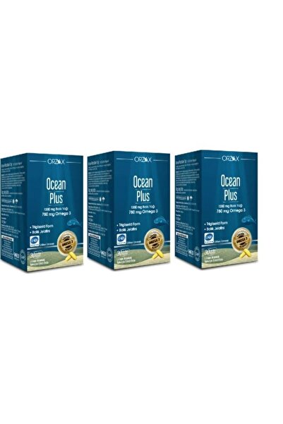 Ocean Oceanomega Plus 3 1200 Mg 30 Capsules 3-Pack