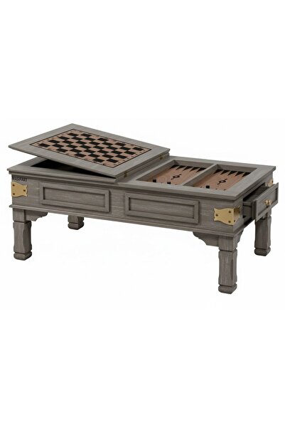 Masifart Decio Rustik Tavla Sehpa