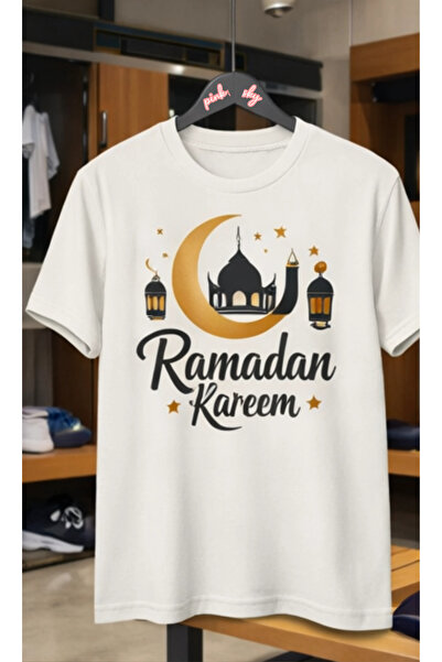 Pink Sky Καλοκαιρινό μπλουζάκι από βαμβάκι με σχέδιο Ramadan1 Kareem