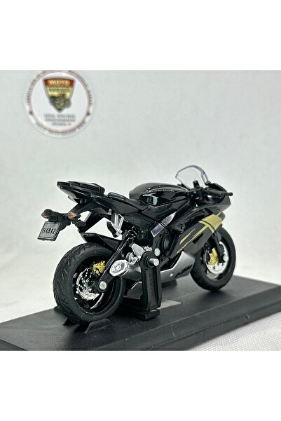 MotoGarage Yamaha R6 1:18 Diecast Model Motosiklet – Standlı, Metal Gövde, Koleksiyonluk & Hediyelik