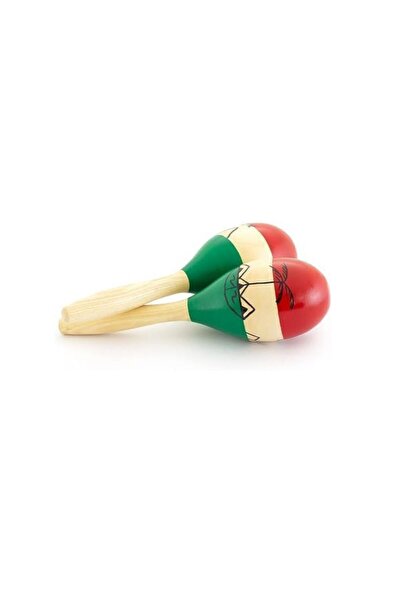 MegArya Natural Wood Maracas – Full Size Pair, Hand Painted Latin Percussion ...