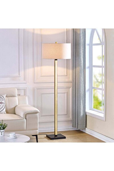 Crestview Collection Nebula Gold Floor Lamp