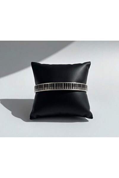 Silver Hunters Piyano Model Gümüş Erkek Bilezik 925 Ayar Gümüş