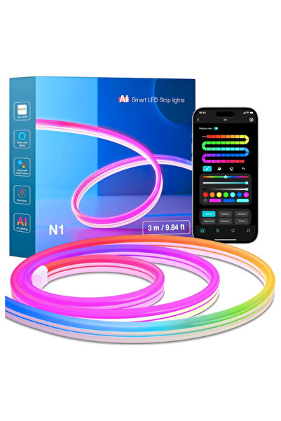 Generic A light strip that works with Alexa and Google Home, syncs music, and...