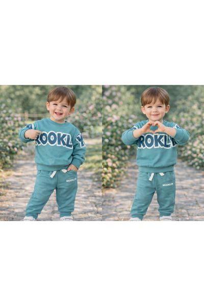 kahkaha kids Σετ φόρμας 2 τεμαχίων για αγοράκια - Αθλητικό και casual