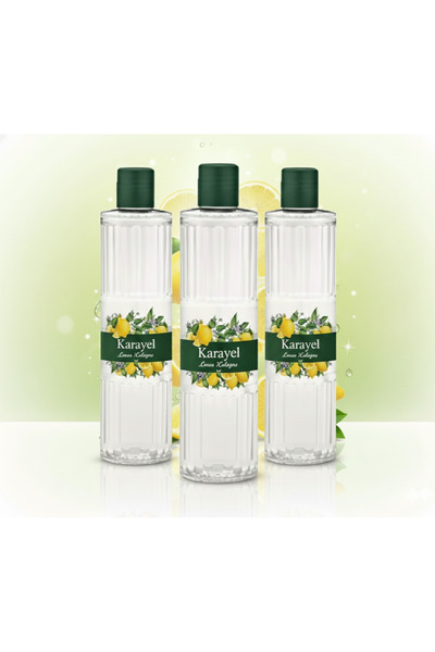 KARAYEL Limon Kolonyası 400 ml 80 Derece 3 ADET