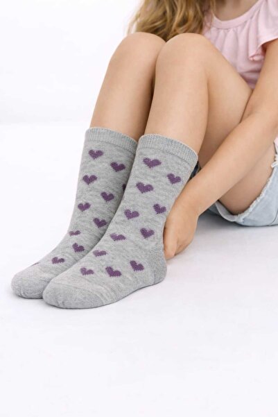 gigigiyim جوارب بناتي منقوشة على شكل قلب