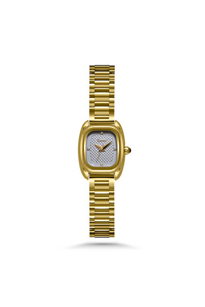 catera Women's steel watch, Caterina gold, gray dial