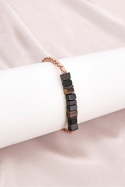 Cerruti 1881 Men CIAGB0001402 Leather Bracelet, Tan