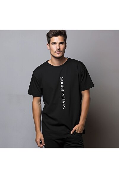 playwear Unisex ΣΥΛΛΟΓΗ SYSTEM ERROR-SİSTEM HATASI YAZILI - Μπλουζάκι με χαλα...