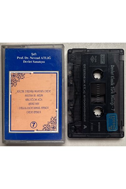 Kent Müzik Nevzad Atlığ Devlet Classical Turkish Music Choir 7 Cassettes