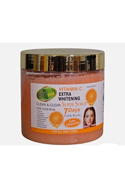 Veet Gold مقشر فيت جولد فائق التبييض بفيتامين سي للوجه والجسم