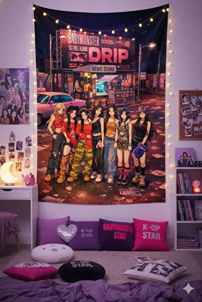 OWLBAG COMPANY OWL BAG Babymonster art design Tapiserie de perete cu design d...