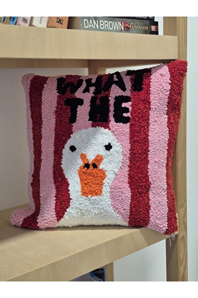 Fio Atelier What the Duck punch kırlent kılıfı